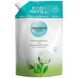 Noxzema Pampering Talc Κρεμοσάπουνο με Εκχύλισμα Βαμβακιού Refill 750ml