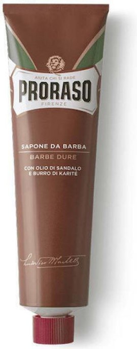 Proraso Shaving Cream Sandalwood Κρέμα Ξυρίσματος Σανδαλόξυλο 150ml