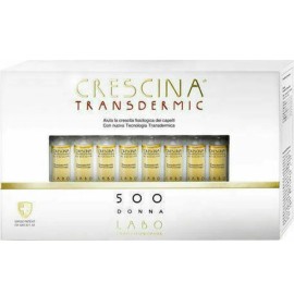 LABO Crescina HFSC 100% 500 Woman For Thinning Hair Αγωγή για Γυναίκες με Αρχικό Στάδιο Αραίωσης Μαλλιών 20 Φιαλίδια x 3.5ml
