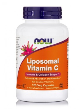 Now Foods Liposomal Vitamin C 1000mg Λιποσωμιακή Φόρμουλα Βιταμίνης C 120 Φυτικές Κάψουλες