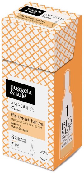 Nuggela & Sulé Ampoules Effective Anti Hair Loss Αμπούλα Κατά της Τριχόπτωσης 10ml
