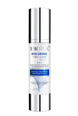 Froika Hyaluronic Moist Cream Light Κρέμα Εντατικής Ενυδάτωσης Προσώπου για Λιπαρή, Μικτή & με Τάση Ακμής Επιδερμίδας 50ml