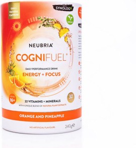 Neubria Cognifuel Orange & Pineapple Ενεργειακό Ρόφημα για Μέγιστη Αντοχή Πορτοκάλι & Ανανάς 10 Φακελάκια x 8gr