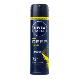 Nivea Men Deep Extreme Anti Perspirant Ανδρικό Αποσμητικό Spray 72h Προστασία 150ml