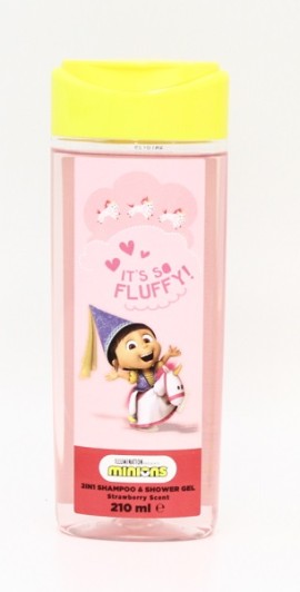 Disney Minions Fluffy 2in1 Σαμπουάν & Αφρόλουτρο 210ml