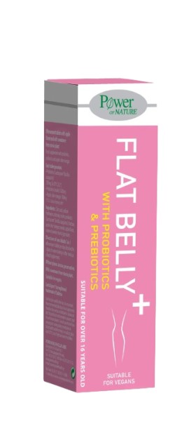 Power Health Flat Belly Συμπλήρωμα Διατροφής με Προβιοτικά και Πρεβιοτικά με Γεύση Μήλο 10 Αναβράζοντα Δισκία