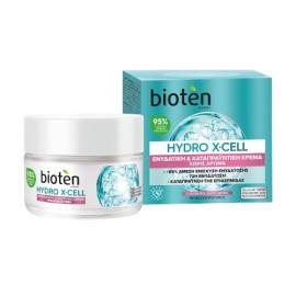 Bioten Hydro X-Cell Ενυδατική & Καταπραϋντική Κρέμα Προσώπου 72 ωρών Χωρίς Άρωμα 50ml