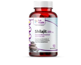 Full Health Shilajit Extract 220mg Κατά της Κόπωσης 90 Φυτικές Κάψουλες