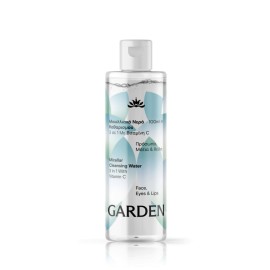 Garden Micellar Water Μικυλλιακό Νερό Καθαρισμού 3 σε 1 με Βιταμίνη C για Πρόσωπο, Μάτια & Χείλη 100ml