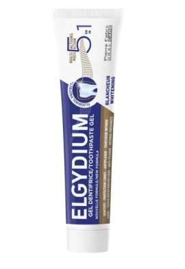 Elgydium Multi Action 5 in 1 Οδοντόκρεμα Ολοκληρωμένης Προστασίας Προστατεύει & Δυναμώνει τα Ούλα - Επαναμεταλλικοποιεί το Σμάλτο 75ml