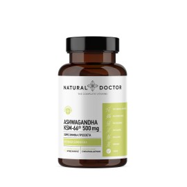 Natural Doctor Ashwagandha KSM-66 500mg για το Άγχος 60 Φυτικές Κάψουλες