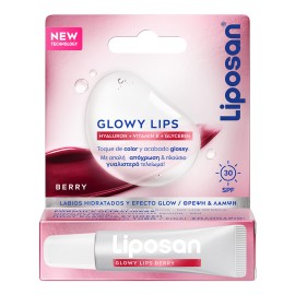 Liposan Glowy Lips SPF30 Λαμπερά Χείλη - Μούρο 10ml Tube