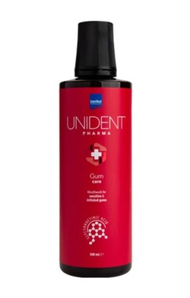 Intermed Unident Pharma Gum Care Mouthwash Στοματικό Διάλυμα για Ευαίσθητα & Ερεθισμένα Ούλα 500ml