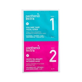 Medisei Panthenol Extra Scrub & Mask Combo Μάσκα για Απολέπιση και Βαθύ Καθαρισμό Προσώπου 2x8ml