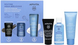 Apivita PROMO Aqua Beelicious Oil Free Κρέμα Gel Ενυδάτωσης Ελαφριάς Μορφής 40ml - Aqua Hydrating Toner Λοσιόν Ενυδάτωσης 50ml - Black Detox Cleansing Jelly Face & Eyes Gel Καθαρισμού Προσώπου και Ματιών με Ενεργό Άνθρακα 15ml