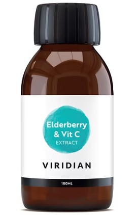 Viridian Elderberry & Vitamin C Extract Σιρόπι για Ενίσχυση της Άμυνας του Οργανισμού 100ml