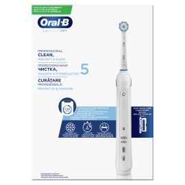 Oral B Professional Gum & Care 5 Ηλεκτρική Οδοντόβουρτσα Λευκή από την Braun 1 Τεμάχιο