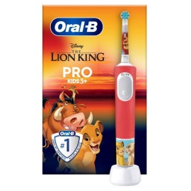 Oral B Pro Kids The Lion King Ηλεκτρική Οδοντόβουρτσα για Παιδιά 3+ Ετών 1 Τεμάχιο & Θήκη Μεταφοράς