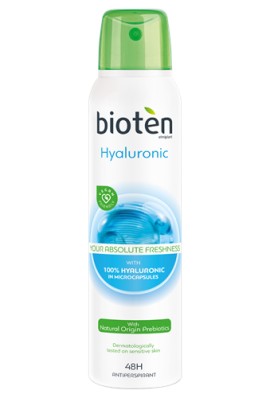 Bioten Hyaluronic Γυναικείο Αποσμητικό Spray με Υαλουρονικό Οξύ 48ωρης Προστασίας 150ml