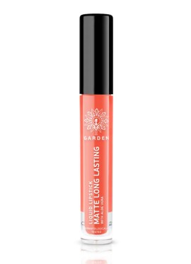 Garden Liquid Matte Lipstick Coral Peach 03 Υγρό Ματ Κραγιόν Μακράς Διάρκειας 4ml