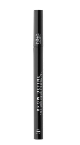 MUA Brow Define Liquid Brow Pen Black Μαύρο Μολύβι Φρυδιών 0,5ml