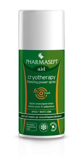 Pharmasept Aid Freezing Power Ψυκτικό Spray Ανακούφισης από Πόνους Μυών & Αρθρώσεων 150ml
