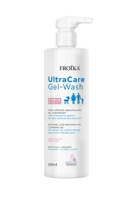 Froika Ultra Care Καταπραϋντικό Gel Wash Καθαρισμού Σώμα & Μαλλιά για Ξηρό, Ευαίσθητο Δέρμα, με Τάση Ατοπίας & Κνησμού 500ml
