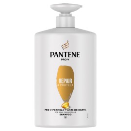 Pantene Pro V Repair & Protect Σαμπουάν Αναδόμησης για Αδύναμα & Ταλαιπωρημένα Μαλλιά 1000ml με Αντλία