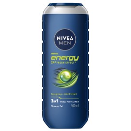 Nivea Men Ντους Gel Energy με Άρωμα Μέντα 500ml