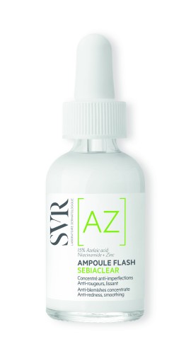 SVR Sebiaclear [AZ] Ampoule Flash Ορός Προσώπου Κατά των Ατελειών για Δέρμα με Τάση Ακμής 30ml