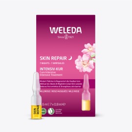 Weleda Wild Rose Beauty Treatment Κούρα Ομορφιάς & Λείανσης 7 Ημερών Άγριο Τριαντάφυλλο 7 Αμπούλες x 0.8ml