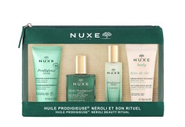 Nuxe PROMO Huile Prodigieuse Neroli Αφρόλουτρο Gel 30ml - Huile Prodigieuse Ξηρό Λάδι 30ml - Prodigieux le Parfum 15ml - Reve de the Scrub Σώματος 30ml