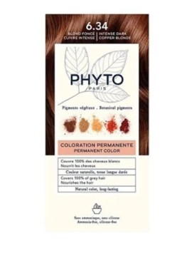 Phyto PhytoColor Βαφή Μαλλιών 6.34 Ξανθό Σκούρο Έντονο Χάλκινο Χωρίς Αμμωνία