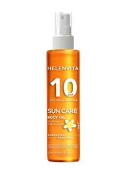 Helenvita Sun Care Body Oil SPF10 Αντηλιακό Λάδι Σώματος 120ml