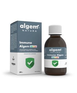 Algem Natura Immuno Algem Junior Παιδικό Σιρόπι για Τόνωση του Ανοσοποιητικού Συστήματος με Γεύση Κόκκινα Φρούτα 200ml