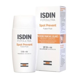 Isdin Foto Ultra 100 Spot Prevent Fusion SPF50+ Αντηλιακό Fluid Προσώπου, Προλαμβάνει τα Σημάδια που Προκαλούνται από τον Ήλιο 50ml