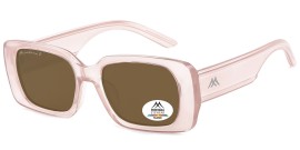 Montana Γυναικεία Γυαλιά Ηλίου Εκρού Ροζ Κοκκάλινος Σκελετός 1 Τεμάχιο [MP76D]