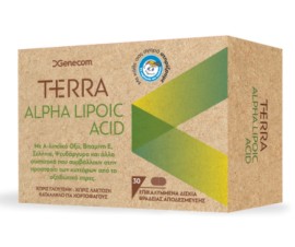 Genecom Terra Alpha Lipoic Acid Συμπλήρωμα Διατροφής με Αντιοξειδωτική Δράση 30 Ταμπλέτες