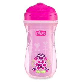 Chicco Active Cup Πλαστικό Κύπελλο για 14m+ Ροζ 266ml [06981-10]