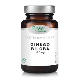 Power of Nature Gingo Biloba 120mg Συμπλήρωμα Διατροφής με Αντιοξειδωτική Δράση 30 Κάψουλες