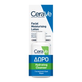 CeraVe PROMO Facial Moisturising Lotion Ενυδατική Κρέμα Προσώπου 52ml & ΔΩΡΟ Καθαριστικό Hydrating Cleanser 20ml