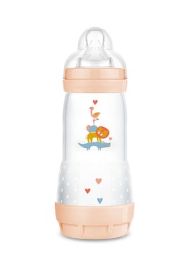 Mam Easy Start Anti-Colic Πλαστικό Μπιμπερό Κατά των Κολικών για 4m+ Σομόν 320ml [356SG]