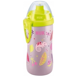 Nuk Junior Cup Push-Pull Παγουράκι με Καπάκι σε Διάφορους Χρωματισμούς 300ml [10.255.408]