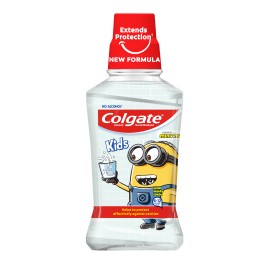 Colgate Kids Mouthwash Minions Soft Mint Παιδικό Στοματικό Διάλυμα με Ελαφριά Γεύση Μέντας 6 Ετών και άνω 250ml