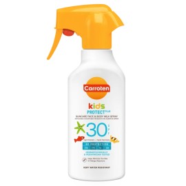 Carroten Kids Protect Plus Suncare Face & Body Milk Spray Παιδικό Αντηλιακό Γαλάκτωμα σε Σπρέι για Πρόσωπο & Σώμα SPF30, 270ml