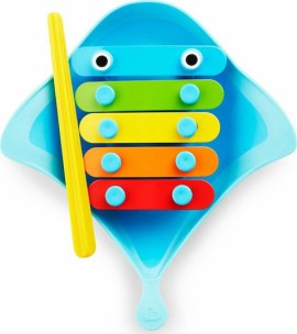 Munchkin Dingray Musical Bath Toy Ξυλόφωνο Παιχνίδι Μπάνιου σε Σχήμα Σαλάχι για 12m+ 1 Τεμάχιο