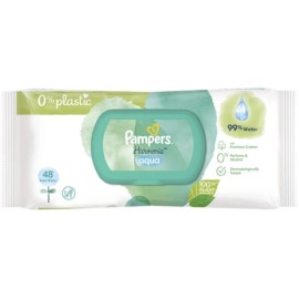 Pampers PROMO Harmonie Aqua Μωρομάντηλα με 99% Νερό χωρίς Οινόπνευμα & Άρωμα 2+1 ΔΩΡΟ [144 Τεμάχια]