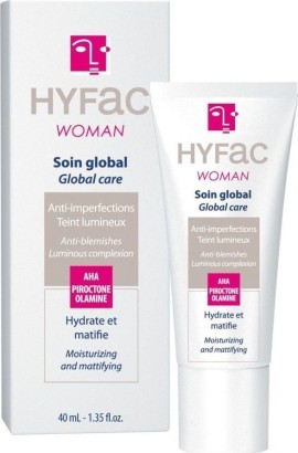 Biorga Hyfac Woman Global Care Κρέμα Προσώπου Για Ατέλειες 40ml