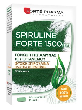Forte Pharma Spiruline Forte 1500mg Σπιρουλίνα 30 Ταμπλέτες