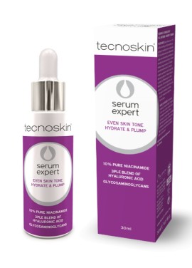 Tecnoskin Serum Expert Even Skin Tone Hydrate & Plump Ορός Προσώπου με Νιασιναμίδη για Ομοιόμορφο Χρωματικό Τόνο 30ml